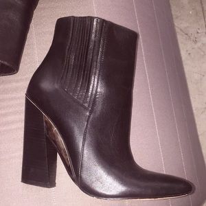 Black polish Calf Boots from BCBG